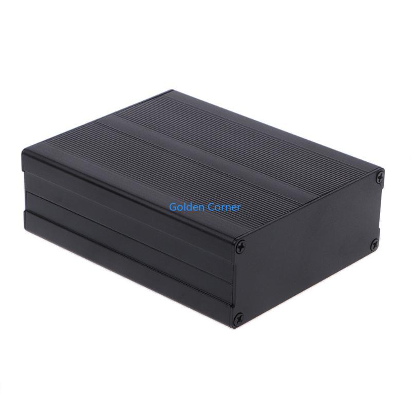 E15D Aluminum Box Enclosure DIY Electronic Project Black Instrument for Case 120x97x4