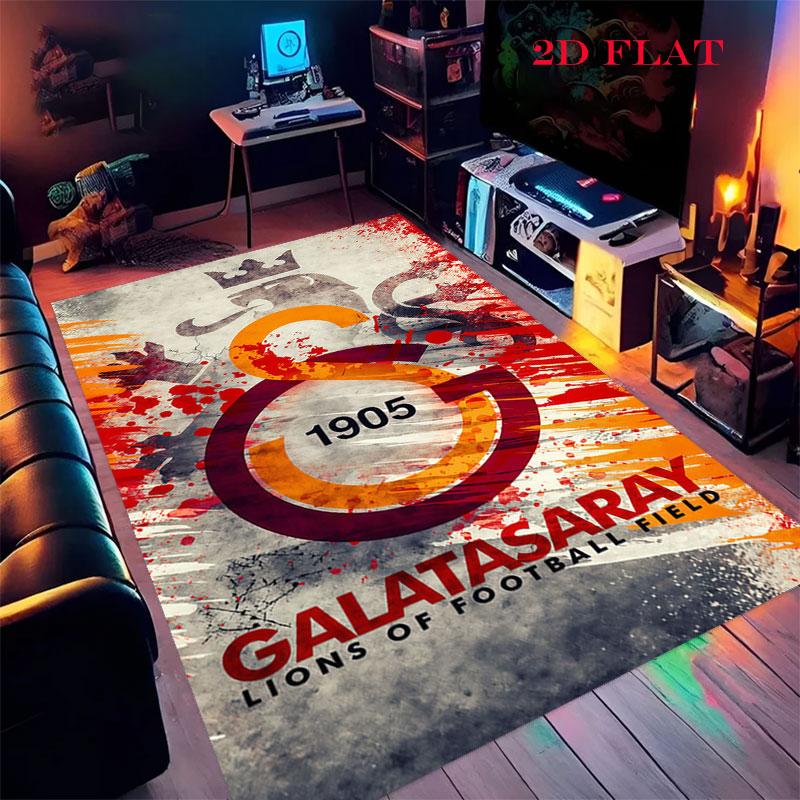 Galatasaray Blut Teppich für Wohnzimmer Schlafzimmer Zuhause Sofa Dekoration, Kinder Spiel rutschfeste Bodenmatte