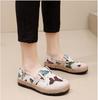 New Arrival 2024 Spring Women's Flat Casual Shoes Retro Beijing Style Slip-on Shoes