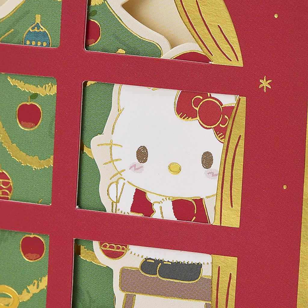 Sanrio Christmas Message Card Hello Kitty Tree Decoration JX 53-5 242543