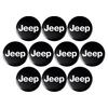 Adesivi Emblema Accessori per Chiavi Auto Remoto 14MM per Jeep JK Gladiator Compass Renegade Grand Cherokee Wrangler