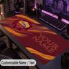 Custom Text Big Mousepad, Extended Desk Pad For Laptop Work GameAS Roma FC