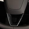 For Tesla Model 3 Steering Wheel Trim Matte Carbon Fiber Perfect Fit Scratch Protection For Tesla Model 3 2023-2024
