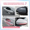 10PCS Bling Car Door Handle Protectors, 4 Door Bowl Stickers + 6 Handle Strips, Crystal Rhinestone Anti-Scratch Car Accessories, Sparkling Auto Decor