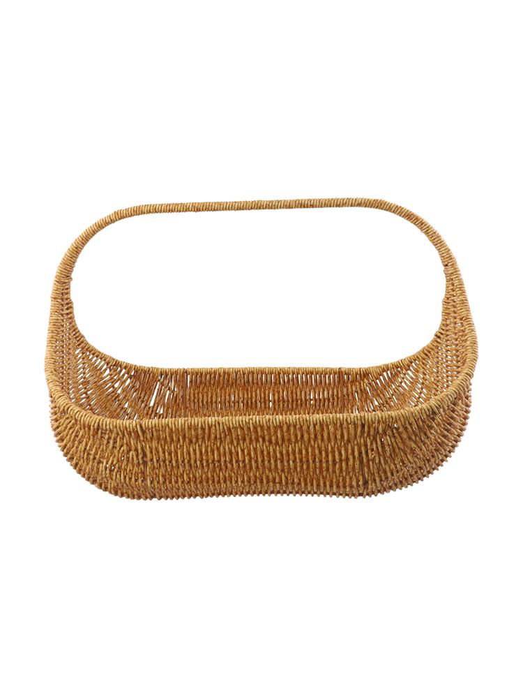 For Dining Table Coffee Color Tray Fruit Tray Casual Dining Easy To Clean Rattan Kitchen Accessory Easy To Clean Material