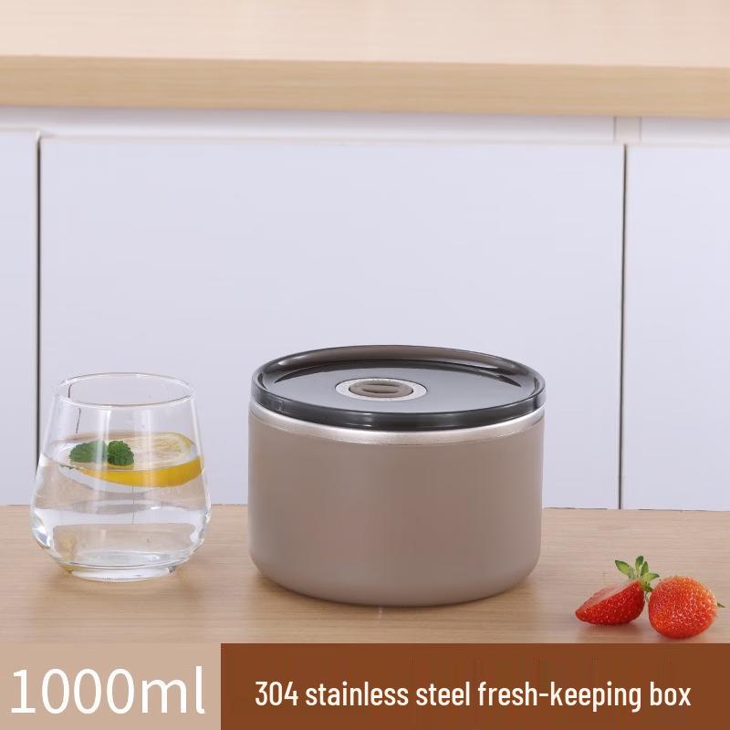 

ZISIZ Microwaveable 304 Stainless Steel Fresh-Keeping Lunch Box