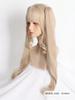 Ayollar uchun qisqa to'g'ri sochli ponytail parik, chelkali, anime cosplay kostyumi, Halloween partiyasi parigi