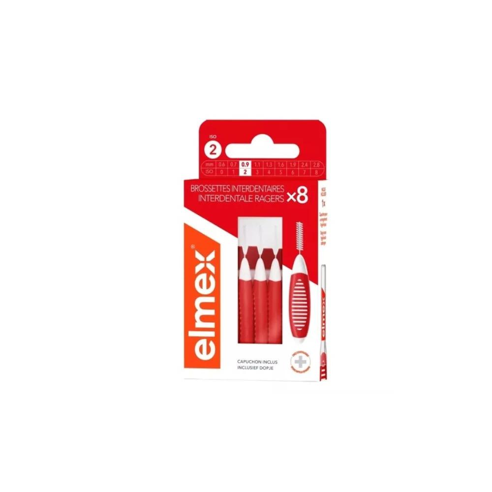 

Межзубная щетка Elmex, размер 2, 0,9 мм, 8 шт. в упаковке