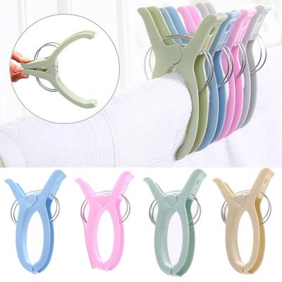 1 st Stor Stark Färg Plast Strandhandduksklämmor Klämmor För Solstol Quiltklämmor