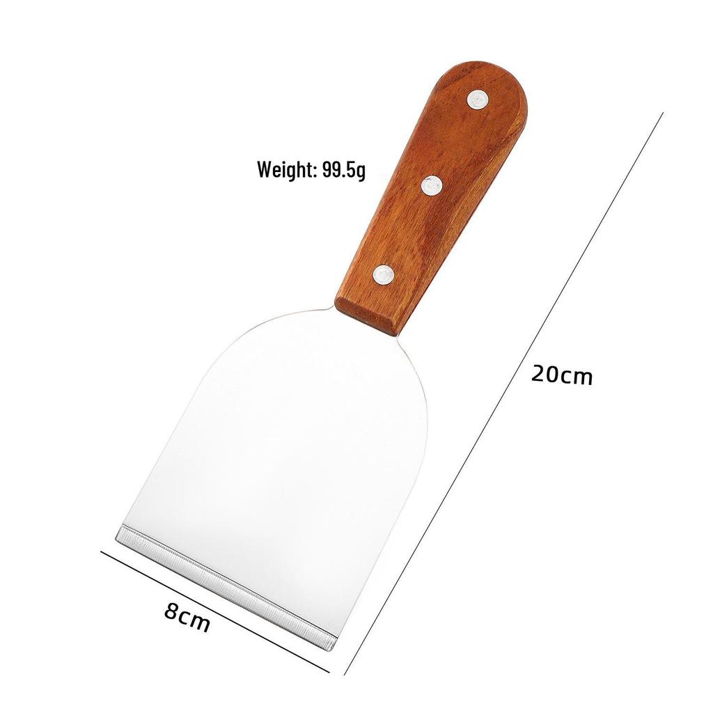 Stainless Steel Cooking Spatula for Pancakes, Pizza, Steak, and Fish