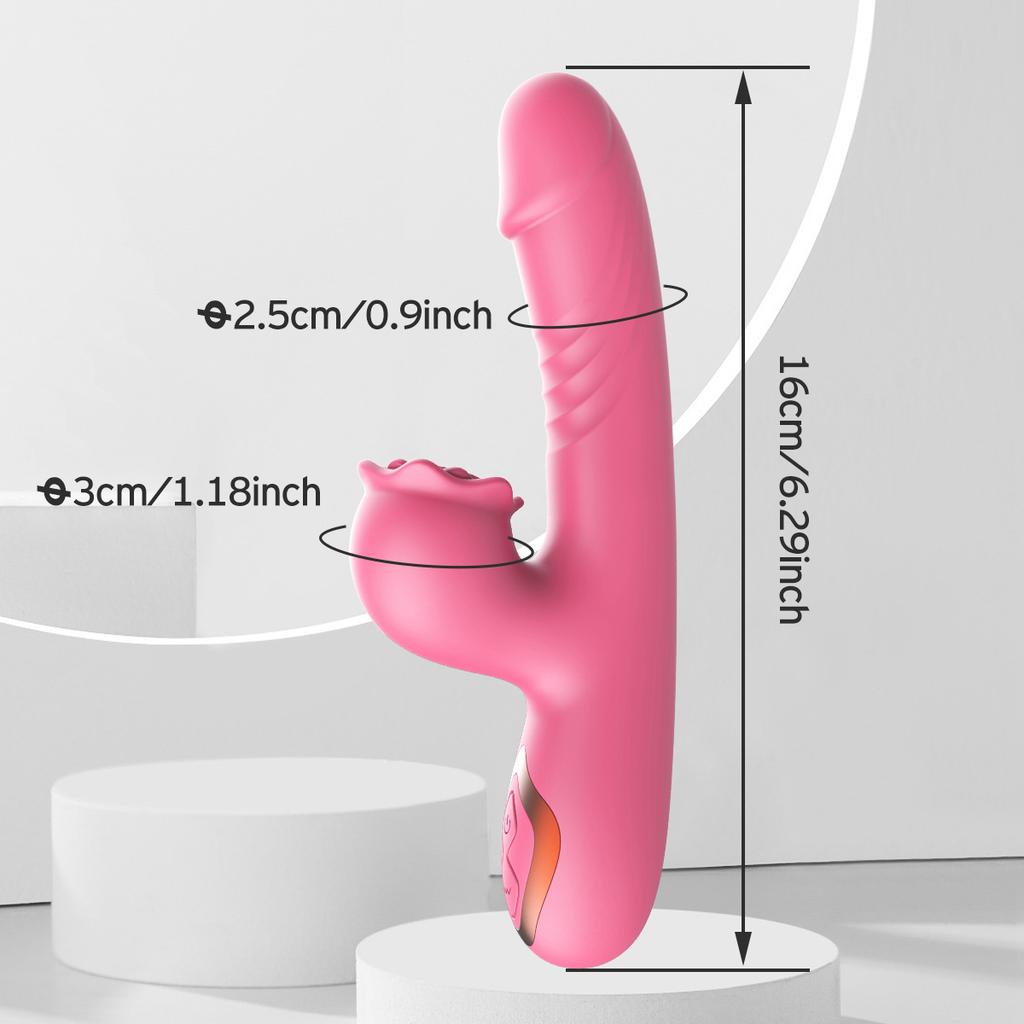 Rechargeable Adult Sex Toys Sucking Dildo Vibrator for Women Clitoris Stimulator Clit Sucker Vacuum Vibrating G Spot Female Insert Masturbation Tool