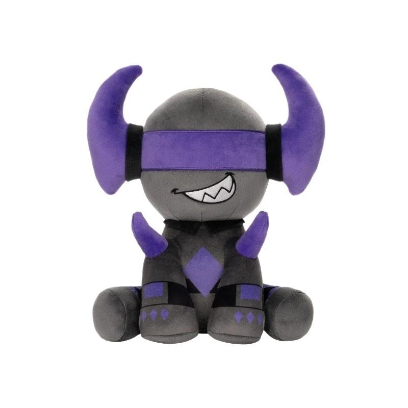 Phighting Broken Plush Double Horn Bull Soft Stuffed Animal Toy Cute Gothic Cozy Home Decor For Kids Teens Couple ChristmasGift