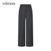 Edition Women's Double Pleat Wool Blend Wide-Leg Trousers