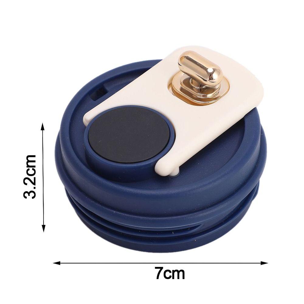Plastic Flip Lid Cap Ring Sealed Leak Proof Spout Lid Intelligent Temperature Display Replace Cup Lid Sport Bottle Accessories