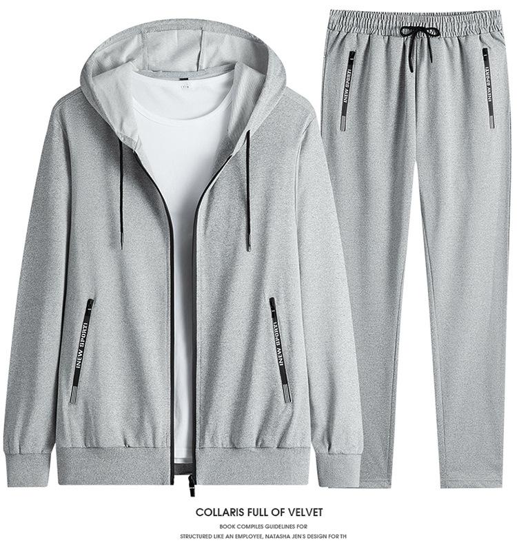 Men’s Fleece Lined Casual Tracksuit Set