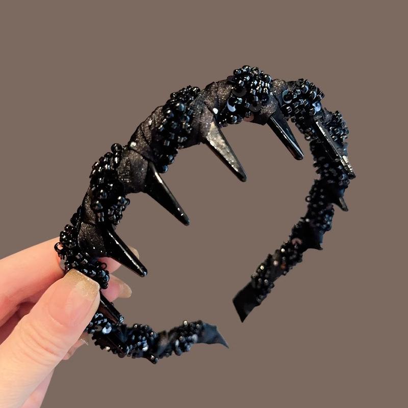 Louis Paris Royal Women's Headband: 2025 Style - Anti-Flyaway Hair, Face Wash, High Skull Top, Advanced Sense with Teeth Clip