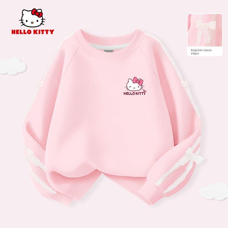 My Melody Girls' Sweatshirt Spring 2026 New Sweet and Cute Children's Long-Sleeved Top Stylish Girls' Base Shirt