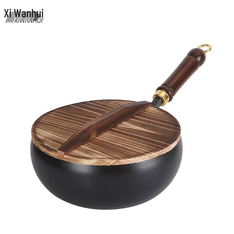 Многофункциональная мультиварка Shiwanhui Commercial с антипригарным покрытием и деревянной крышкой