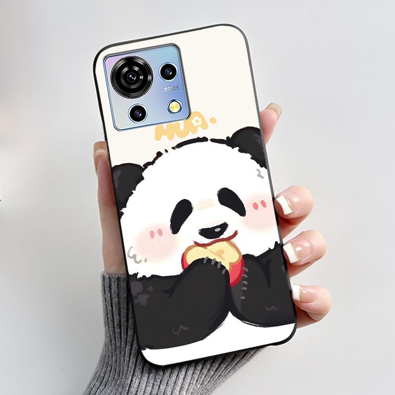 For ZTE Blade V50 Vita Case Luxury Cute Love Rabbit Funny Black Soft Silicone Phone Casing For ZTE BladeV50 Vita V50Vita Cover