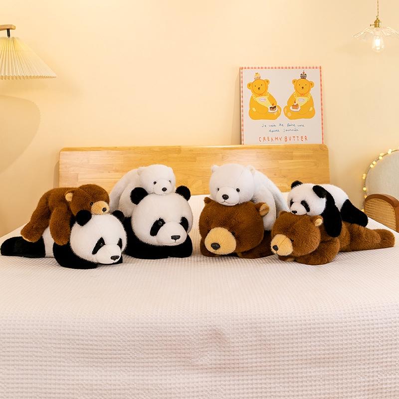Cute Panda Plush Toy Soft And Huggable Stuffed Animal Perfect For Bedtime Birthday Gift 30cm 45cm 65cm