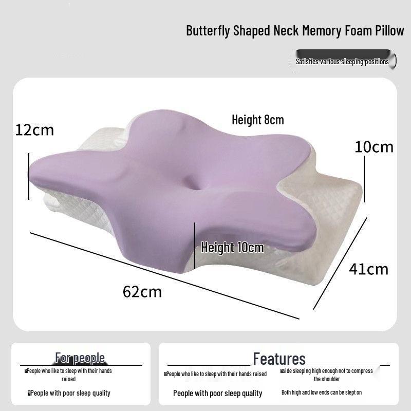 Butterfly Gravity Acupressure Pillow for Neck Support and Massage