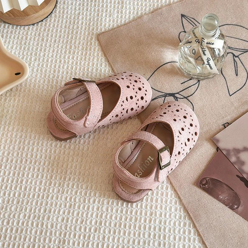 

Baby Girls Sandals Children Beach Shoes Summer Cut-outs Kids Casual Toddler Shoes Anti Slip Soft Sole Babies Sandals 25