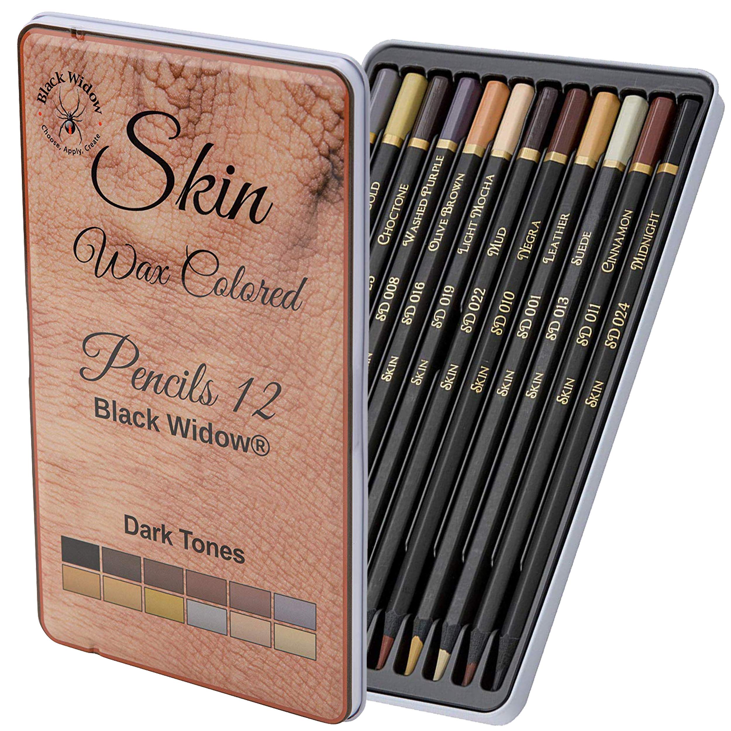

Карандаши Medihealth 1 Black Widow Skin Color Pencils для взрослых. Цветные карандаши для портретов и художников, создающих тон кожи. Полный спектр цветов с высокой светостойкостью.