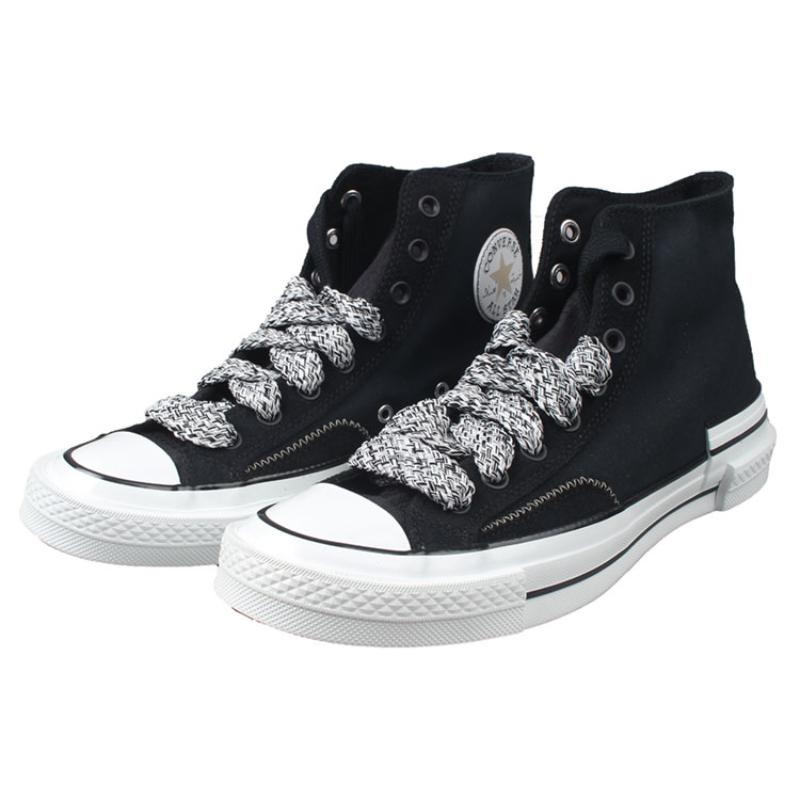 Converse Comfortable Breathable Lightweight High Top Espadrilles Unisex Black & White