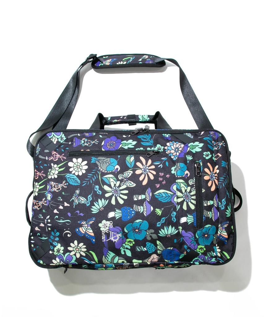 [go slow caravan] 347003 600D All-Over Print 3-Way Travel Bag All-Over Print 1 Free