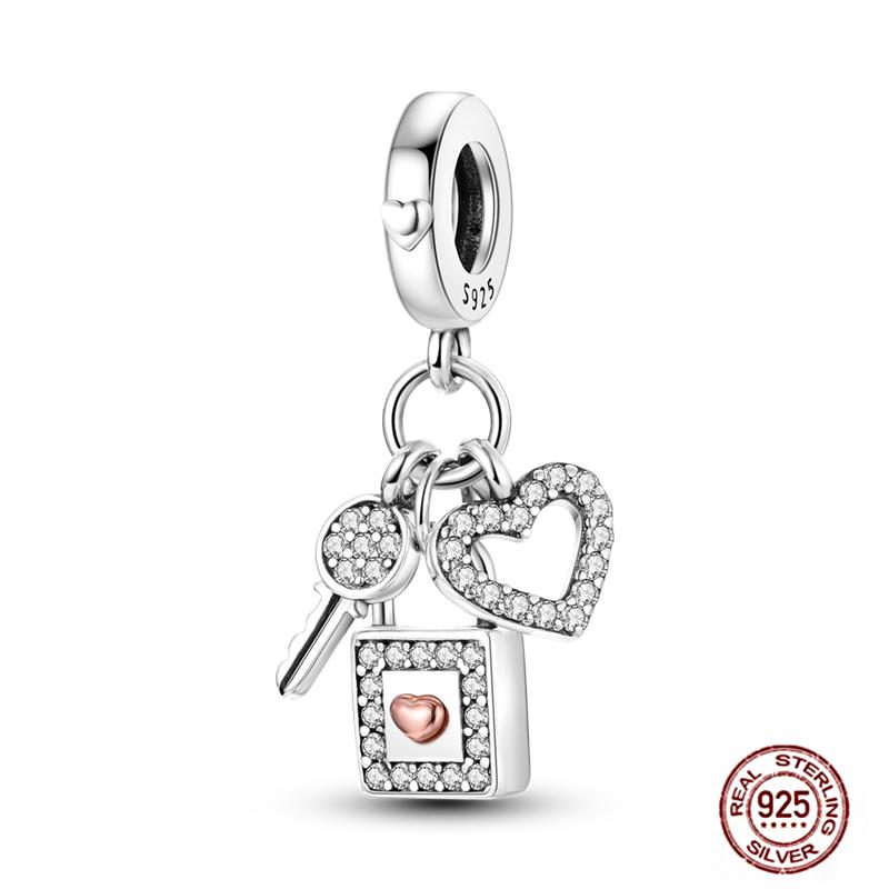 Woman Retro Copper Animal Tree Of Life Charms Beads Loveheart Fit Original Pendant Bracelet Diy Jewelry Making Gift