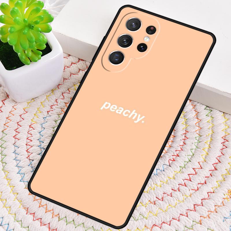 Coque de téléphone Motif Pêches Roses Peachy Pour Samsung Galaxy note 10 pro S26 S25 S24 S23 S22 Ultra Plus S21 FE S20 Housse antichoc