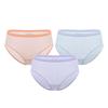 All Cotton Era Women's Antibacterial Gauze Briefs 3-Pack