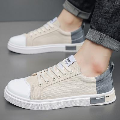 Wiosna nowe męskie płócienne buty wersja koreańska trend mody casualowe buty na deskorolkę niskie oddychające buty sportowe studenckie męskie