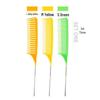 Barber Shop Sectioning & Dyeing Highlight Comb Set - Steel Needle and Fine Teeth, Heat-Resistant, Pointed Tail