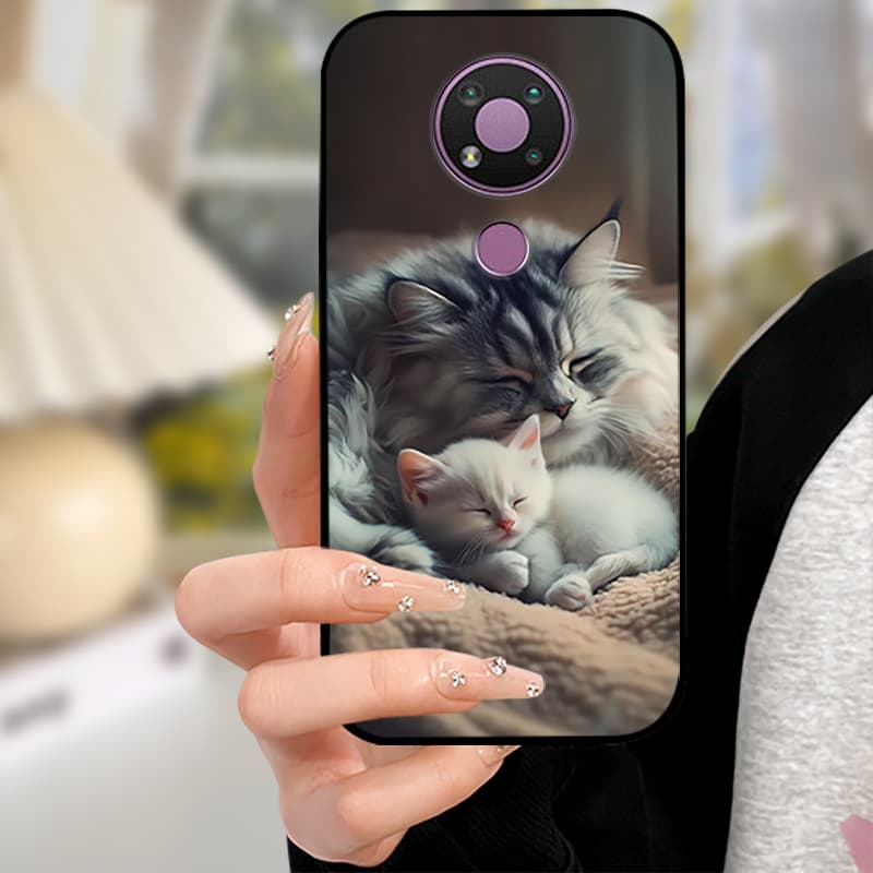 Capa For Nokia 5.4 Cases Black Silicon Soft TPU Phone Case For Nokia 5.4 5.1 7.1 Protective Camera Coque Nokia5.4 Back Shells
