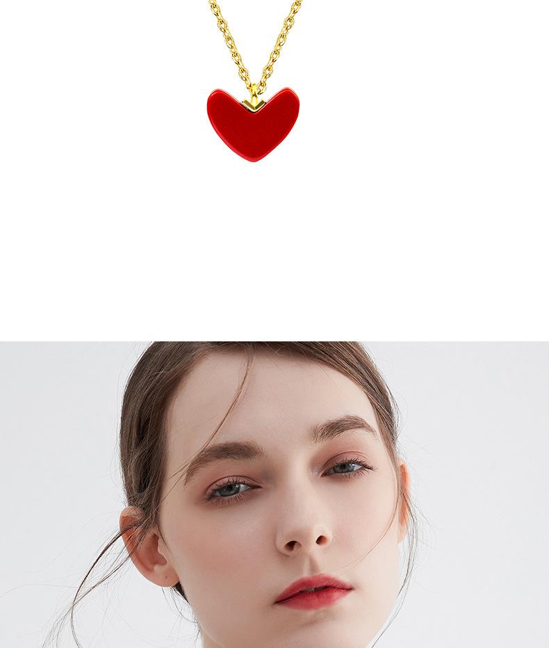 Colar de Prata de Lei 925 com Pingente de Coração Banhado a Ouro 14K - Joia de Verão Feminina de Alta Qualidade, Não Desbota