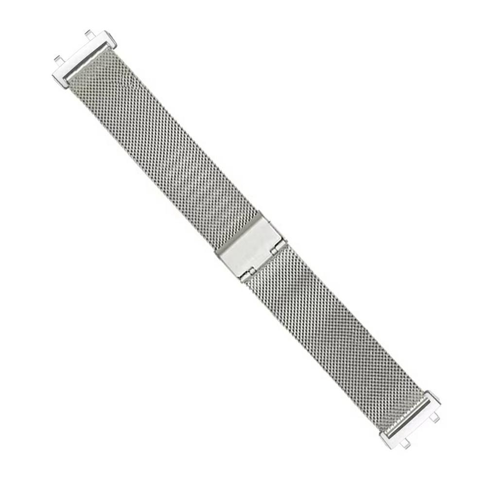 For Huami Amazfit T-Rex 2 Watch Strap Mesh Stainless Steel Band with Buckle