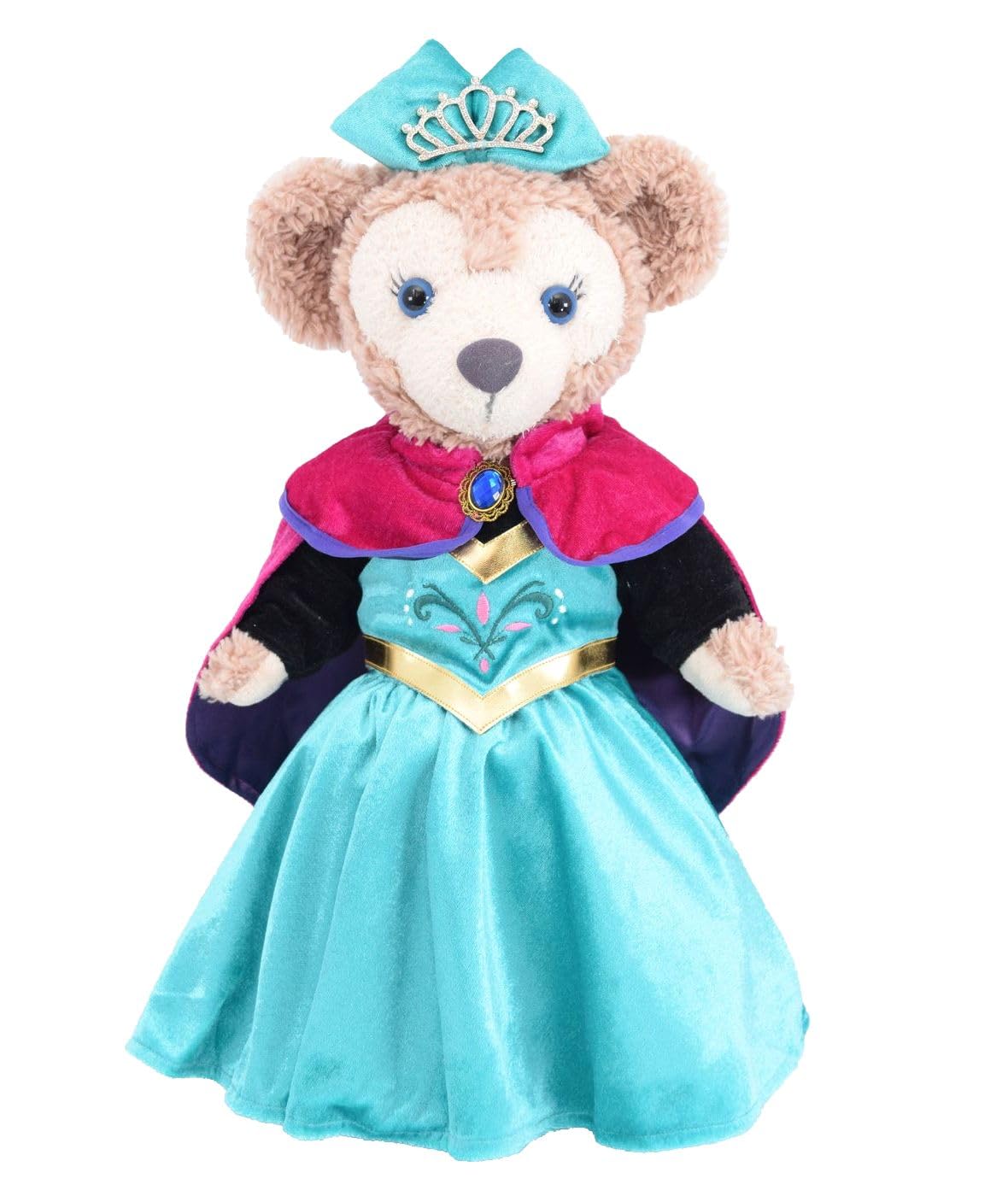 

Bear Mail Order Shellie May Clothes Dress Up Costume Frozen Elsa Coronation Ceremony Frozen Kingdom No Body for S Size [Teddy Alice] (Shelly May) синій