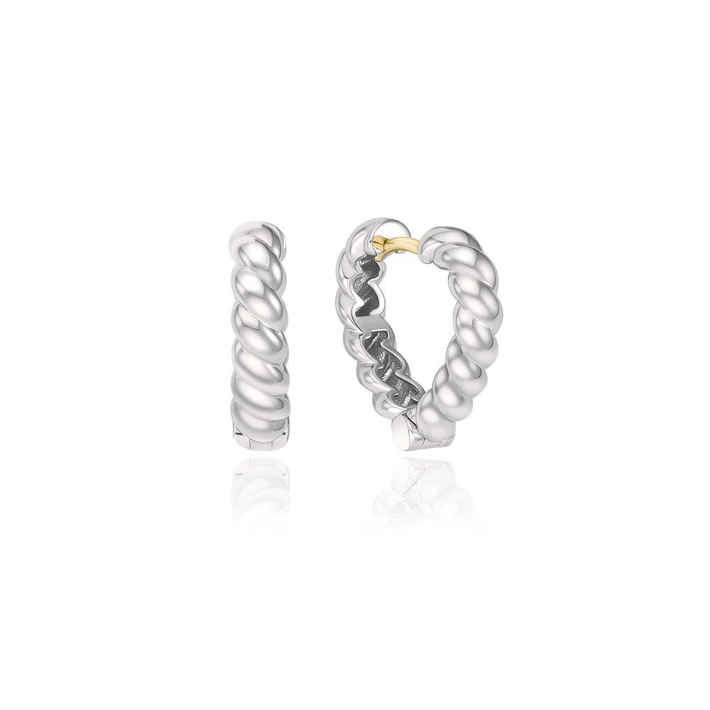Heartrope hoop earrings Mem21991