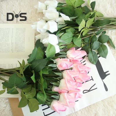 Wiederverwendbare Nachahmung Rose feuchte Oberfläche kreative Hochzeit dekorative Pflanzen Braut künstliche Rose Blume