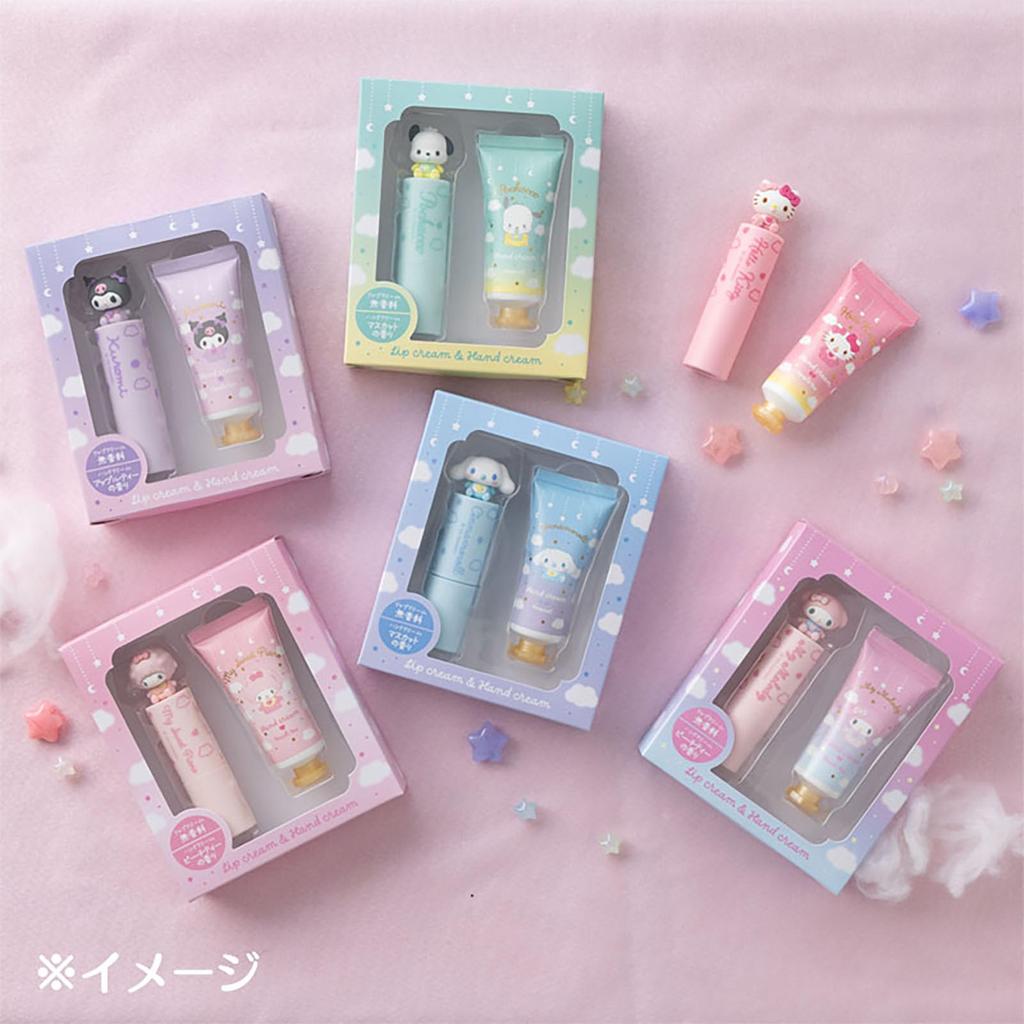 Sanrio Hello Kitty Lip Balm Hand Cream Set 15 and 037524 & (Ages Up)