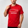 Unisex 100 Cotton O Neck T Shirt Need Beer Minimal Beer Bottle Outline Graphic Beer Lover Casual Male Short Sleeve Tee Tops