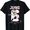 Number and Portrait Josh Jung Texas T-Shirt