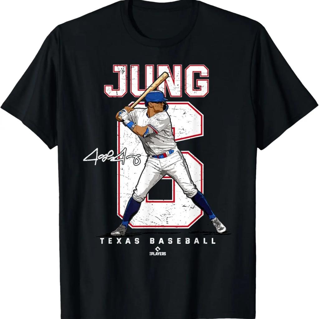 Number and Portrait Josh Jung Texas T-Shirt