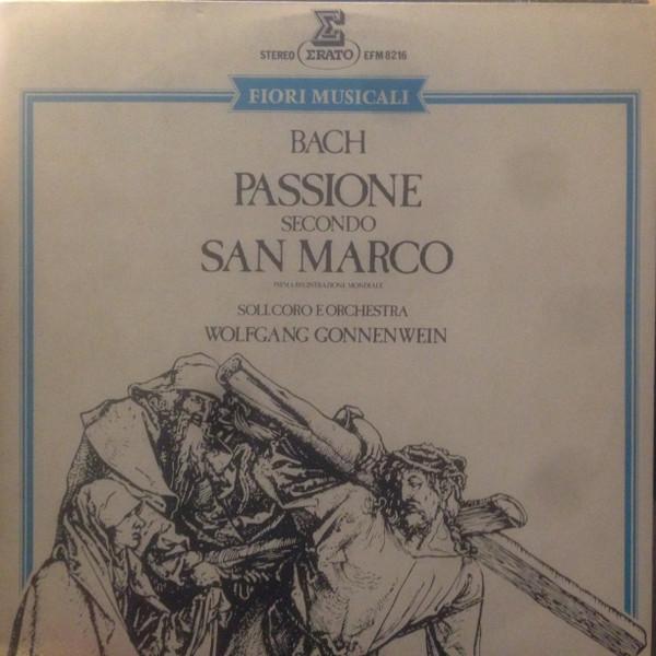 

LP Record JOHANN SEBASTIAN BACH SOLL DER S Passione Secondo San Marco EFM8216 Erato 1975 Italy Classical Used