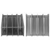 Modern   4-Compartment Desktop Display Rack Magazine File Document Metal  (Black)