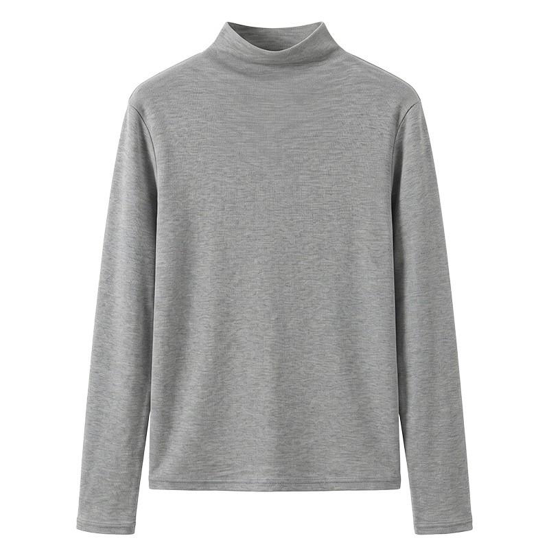 Womens Soft Tencel Wool Blend Half Turtleneck Long Sleeve Top Slim Fit Base Layer Winter