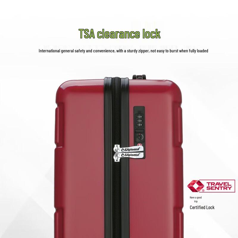 Diplomat TC-6902 Titanium TSA Spinner Luggage