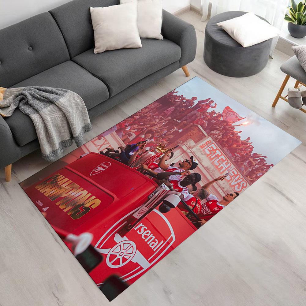 Arsenal Football Player Floor Mat Suitable for Study room Hallway Game Room Bedrooms Antislip Carpet Office home decor Best for Christmas