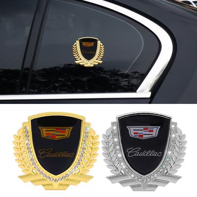 Naklejka Boczna Samochodu Kryształowy Emblemat do Escalade CTS ATS SRX Deville BLS XT4 XT5 XT6 STS XTS SLR XLR CT4 CT5 CT6 Dekoracja
